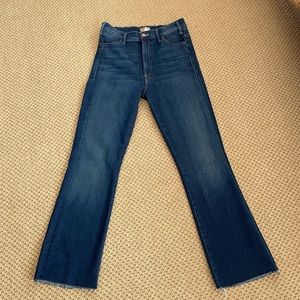 Mother jeans size 28 The hustler ankle fray